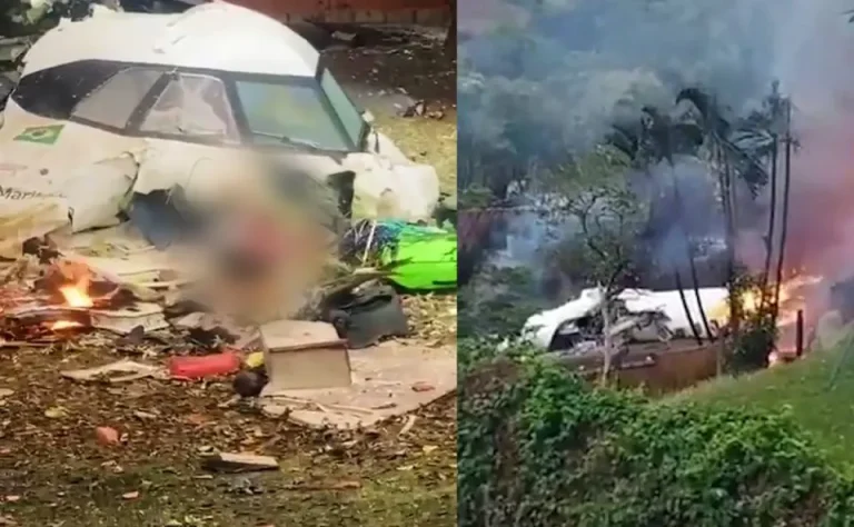 Tragédia em Vinhedo: Avião cai com 62 pessoas a bordo, sem sobreviventes
