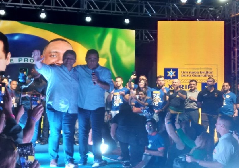 Tarcísio Fortalece Campanha de Xerife em Guarulhos com Caminhada no Calçadão