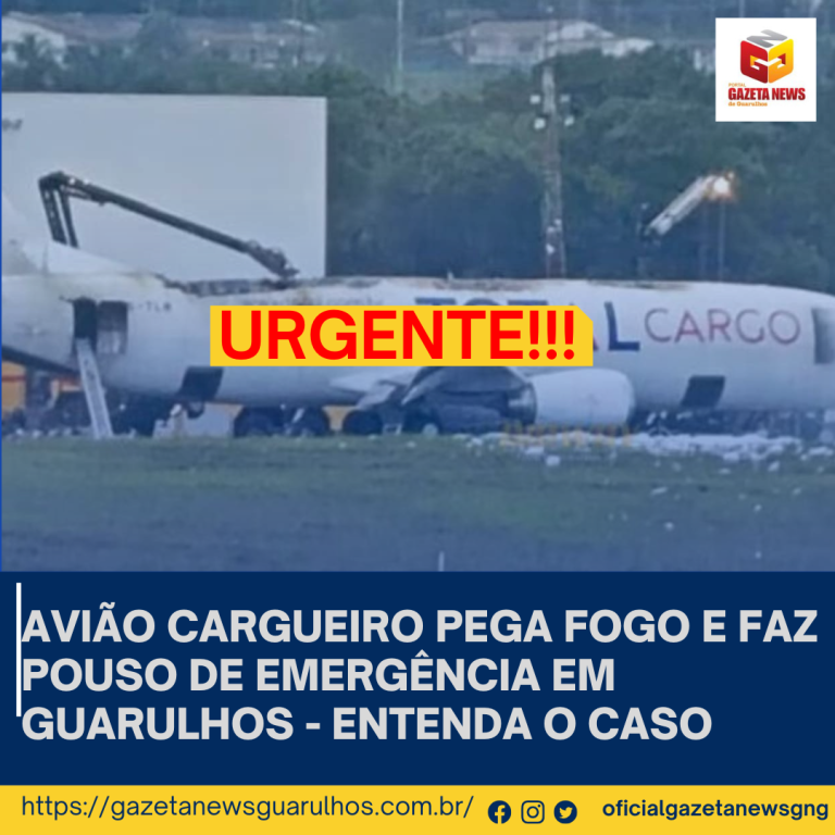 Avião Cargueiro Pega Fogo e Faz Pouso de Emergência em Guarulhos - Entenda o Caso
