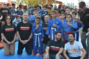 Guarulhos realiza ação impactante de conscientização pelo Maio Laranja