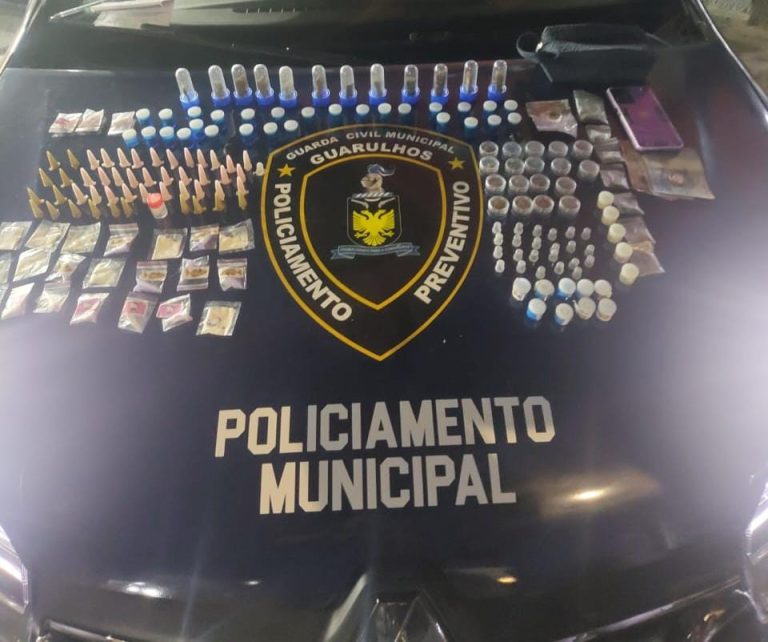 GCM prende homem por tráfico de entorpecentes no Taboão.