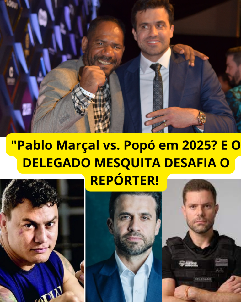 "Pablo Marçal vs. Popó em 2025? E O DELEGADO MESQUITA DESAFIA O REPÓRTER!