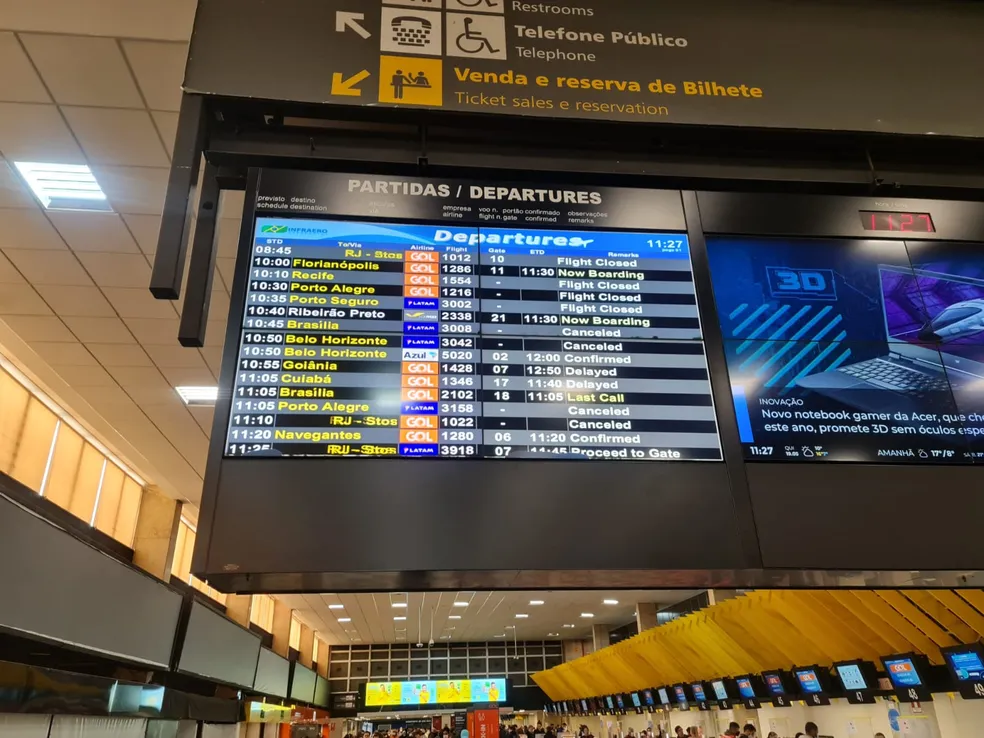"Drones não identificados causam fechamento temporário do Aeroporto de Guarulhos"
