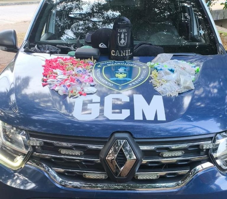 GCM apreende adolescente com 600 porções de drogas no Jardim Toscana