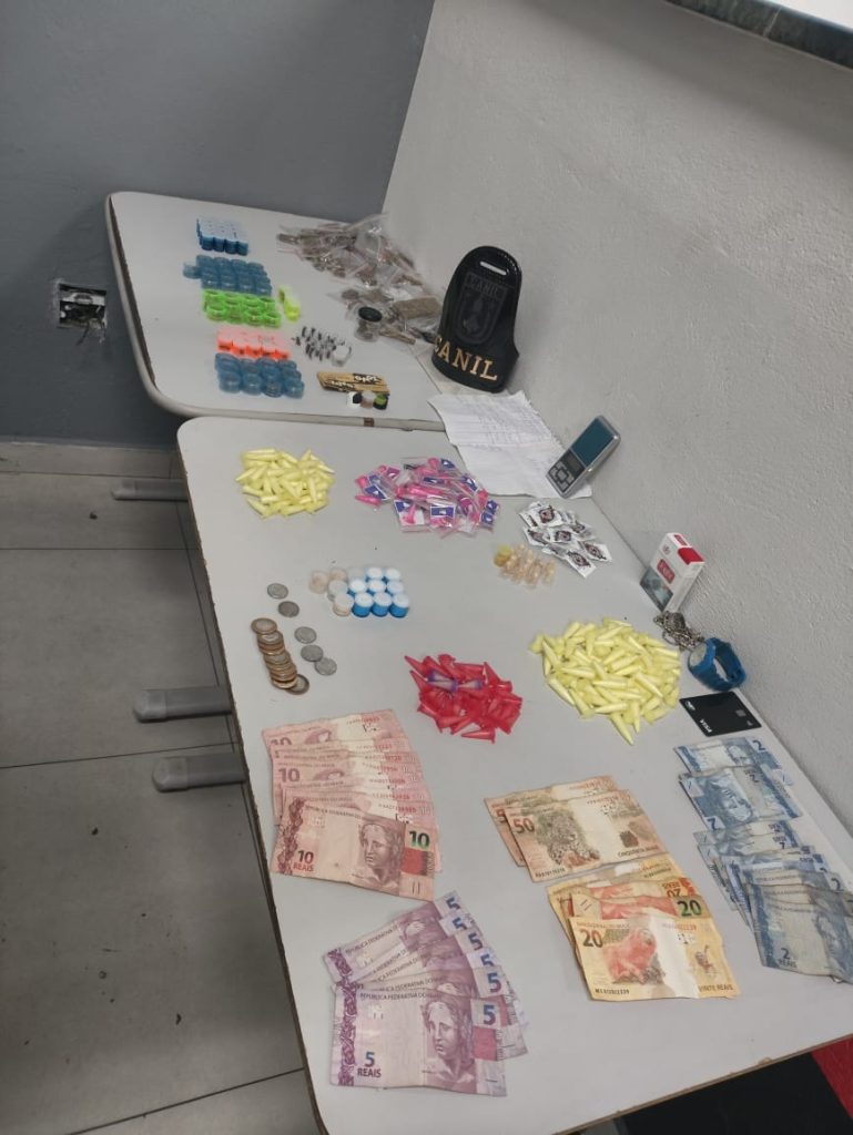 GCM prende traficante e apreende 434 porções de drogas no Mikail II