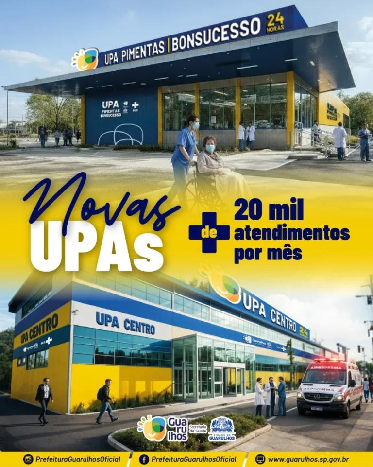 Guarulhos Ganha Duas Novas UPAs para Ampliar Atendimento de Urgência