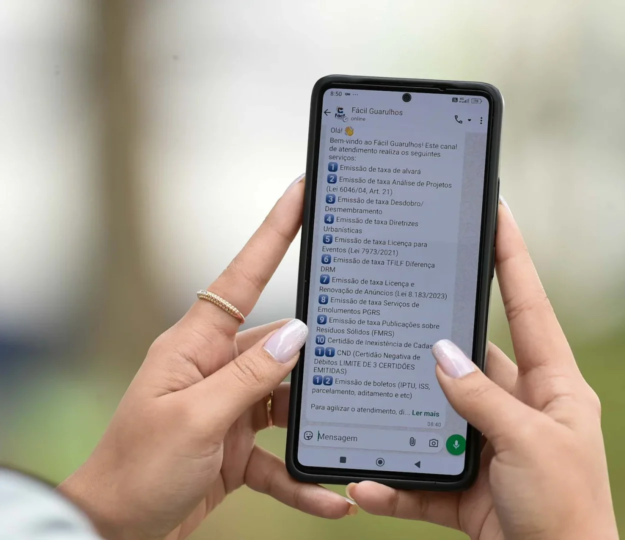 Prefeitura de Guarulhos Expande Atendimento da Rede Fácil Via WhatsApp Para 12 Serviços Essenciais