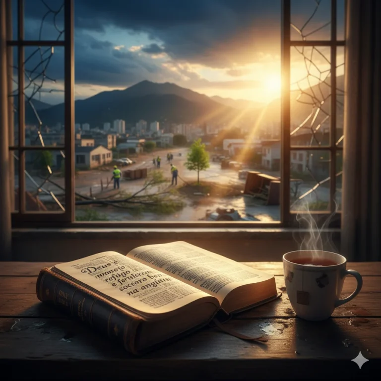 Reflexão Bíblica – Salmo 46:1: Segurança e Refúgio Divino em Meio à Reconstrução Pós-Enchente em Guarulhos