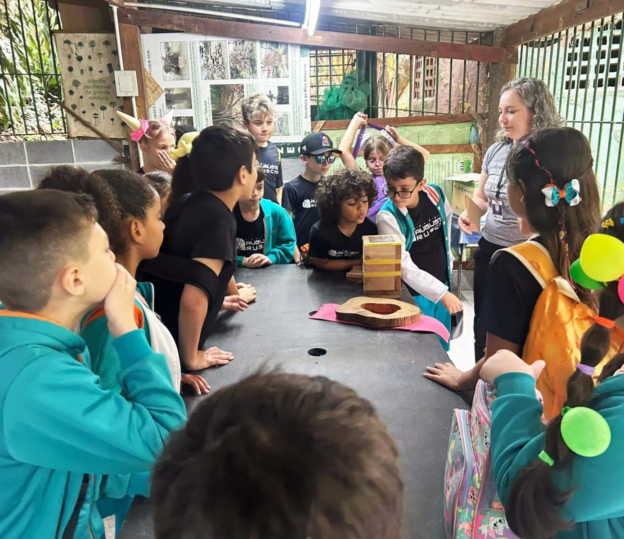 Estudantes de Guarulhos Mergulham em Passeio Educativo Sobre Mudanças Climáticas e Sustentabilidade no Bosque Maia