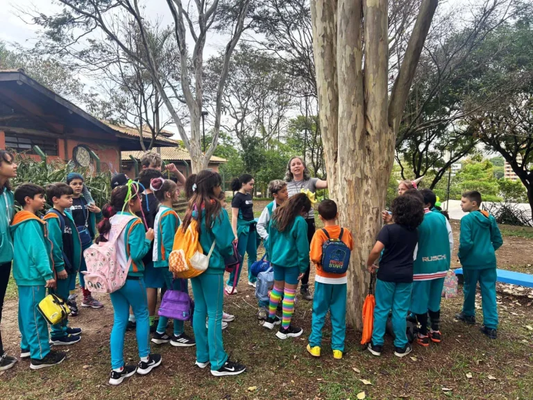 Estudantes de Guarulhos Mergulham em Passeio Educativo Sobre Mudanças Climáticas e Sustentabilidade no Bosque Maia