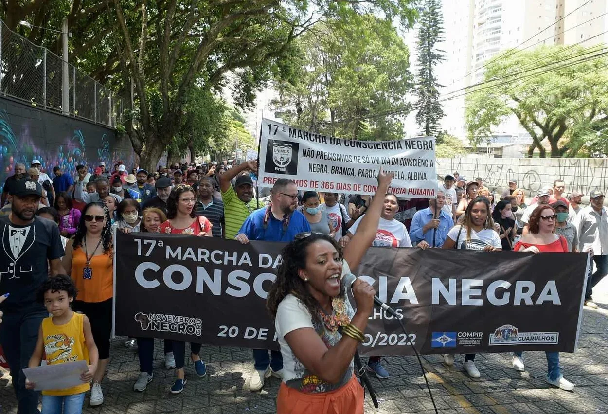 Guarulhos se une contra o racismo na Marcha da Consciência Negra nesta quinta-feira