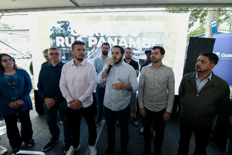 Lucas Sanches inaugura canalização do Córrego Panambi para combater enchentes em Cumbica