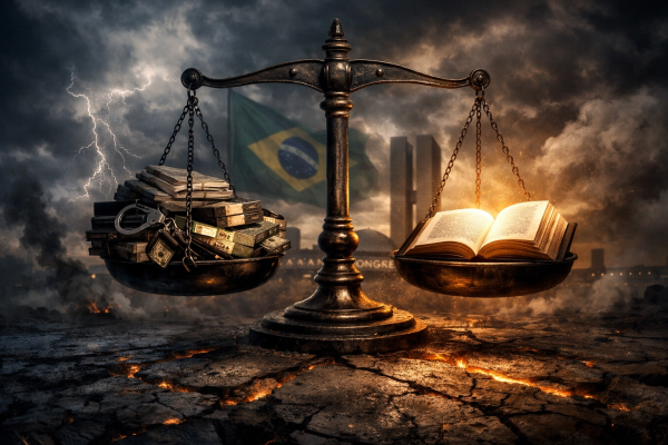 O Brasil na Balança: A decadência da política e da economia exposta pelas Escrituras e o peso da Justiça Divina sobre a corrupção
