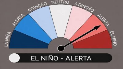 Alerta Climático: NOAA Eleva Nível de Risco para a Chegada Iminente do El Niño