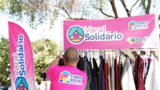 Varal Solidário chega ao Jardim São João com doação de roupas nesta quarta