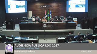 Câmara de Guarulhos realiza série de audiências públicas sobre LDO 2027