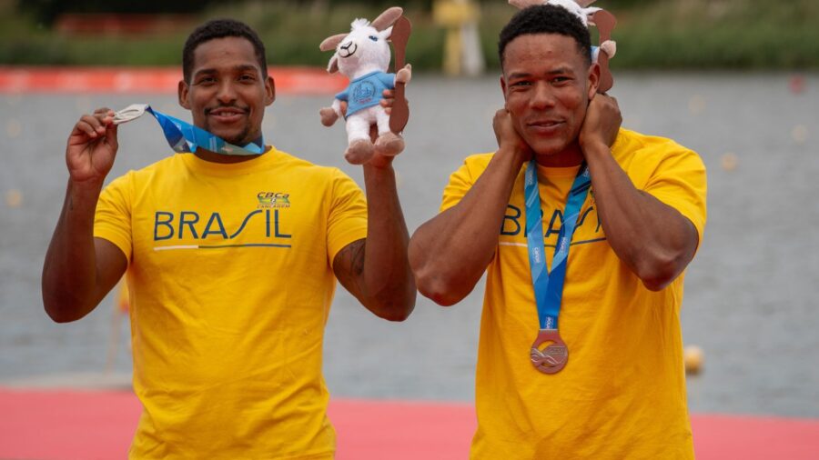 Jacky Godmann e Gabriel Nascimento conquistam prata no Mundial de Canoagem