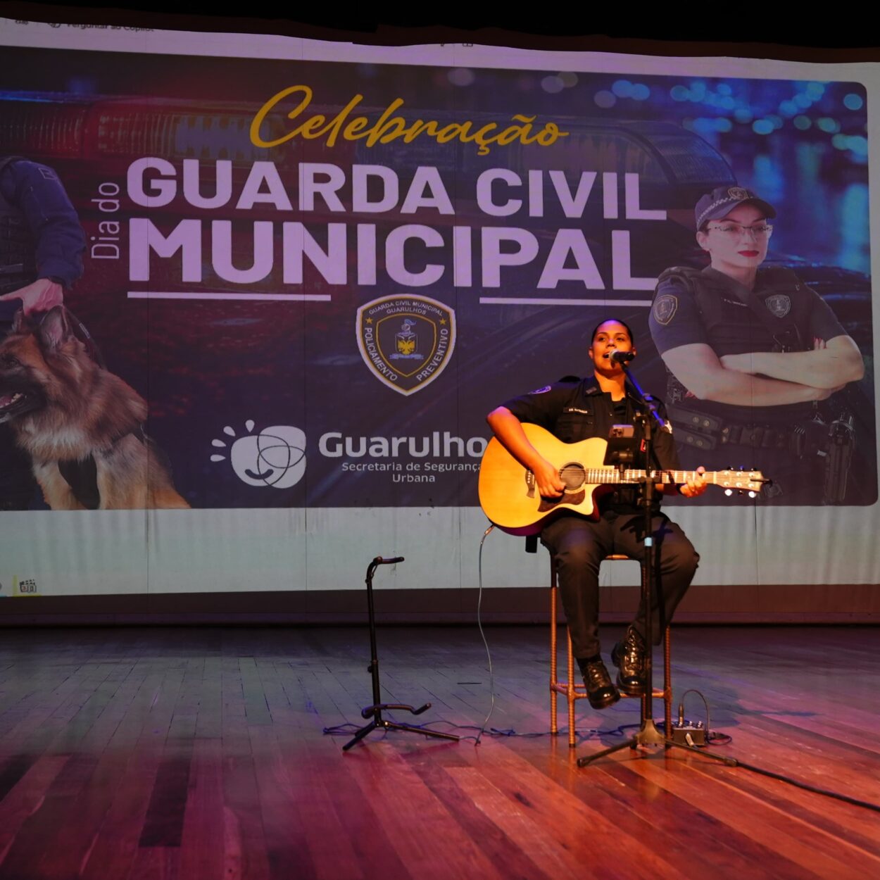 GCM Guarulhos celebra Dia Nacional do Guarda com homenagens no Adamastor