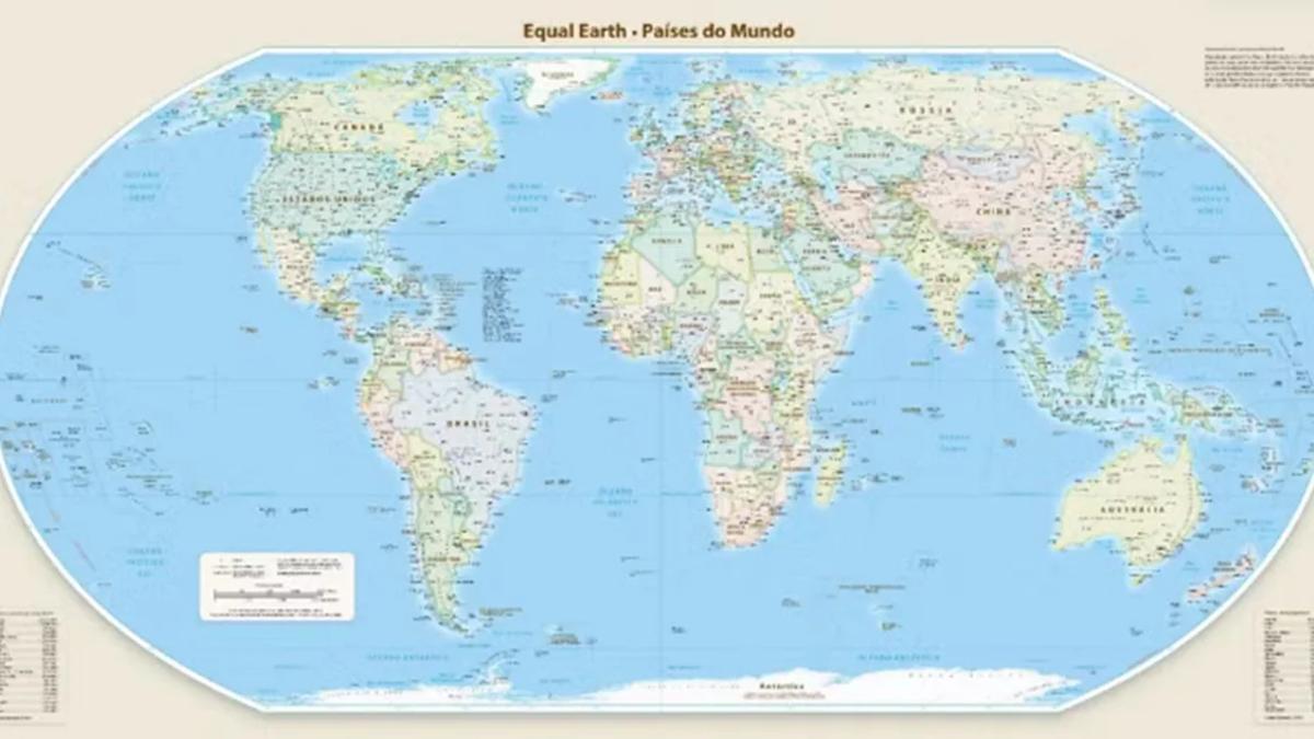 ONU aprova mapa que mostra tamanho real da África
