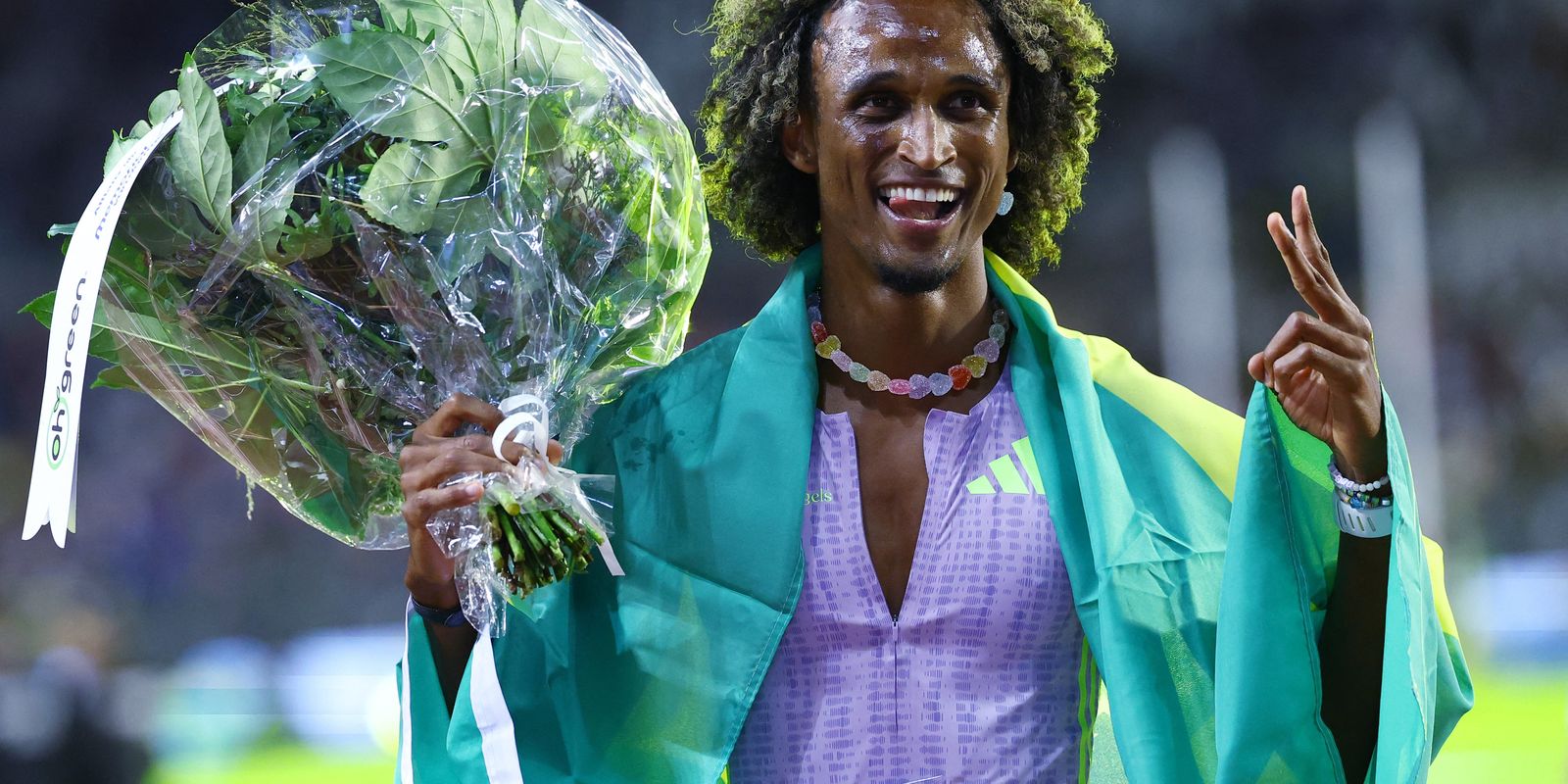 Alison dos Santos conquista Liga Diamante pela terceira vez
