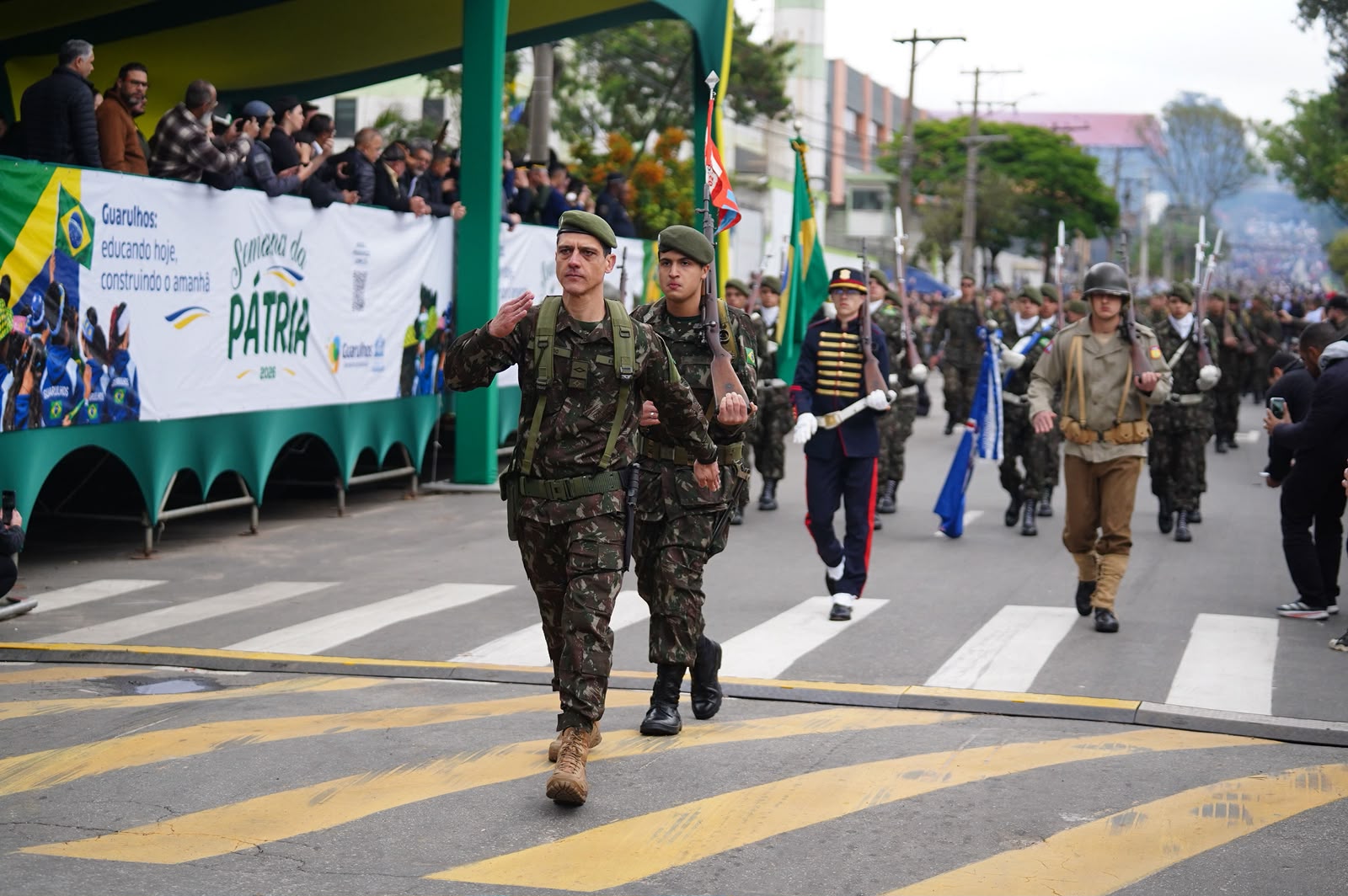 Guarulhos celebra 7 de setembro com grande desfile no Taboão e reúne 15 mil pessoas