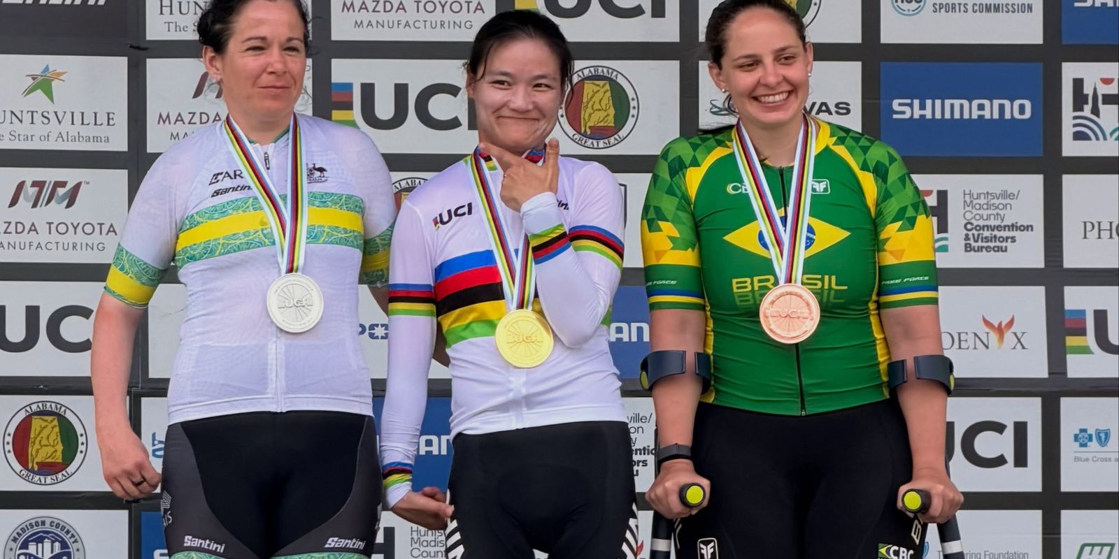 Brasil fecha Mundial de paraciclismo de estrada com cinco medalhas