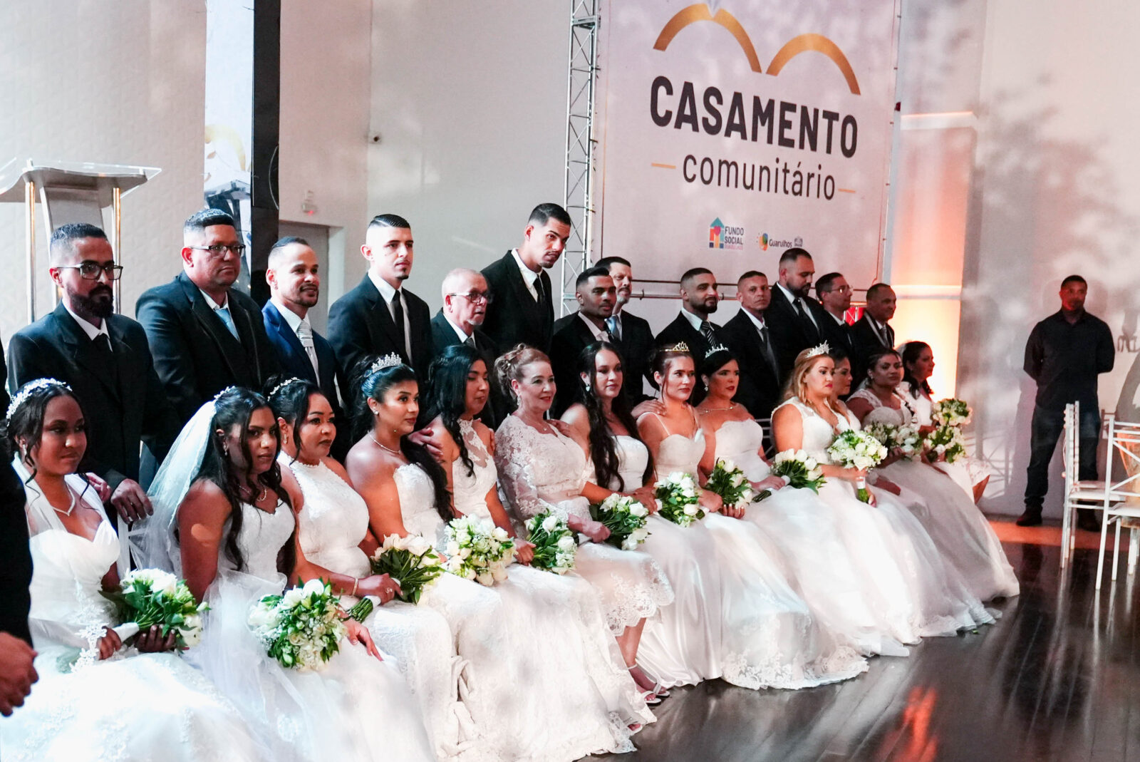 Fundo Social de Guarulhos realiza casamento comunitário gratuito para 30 casais