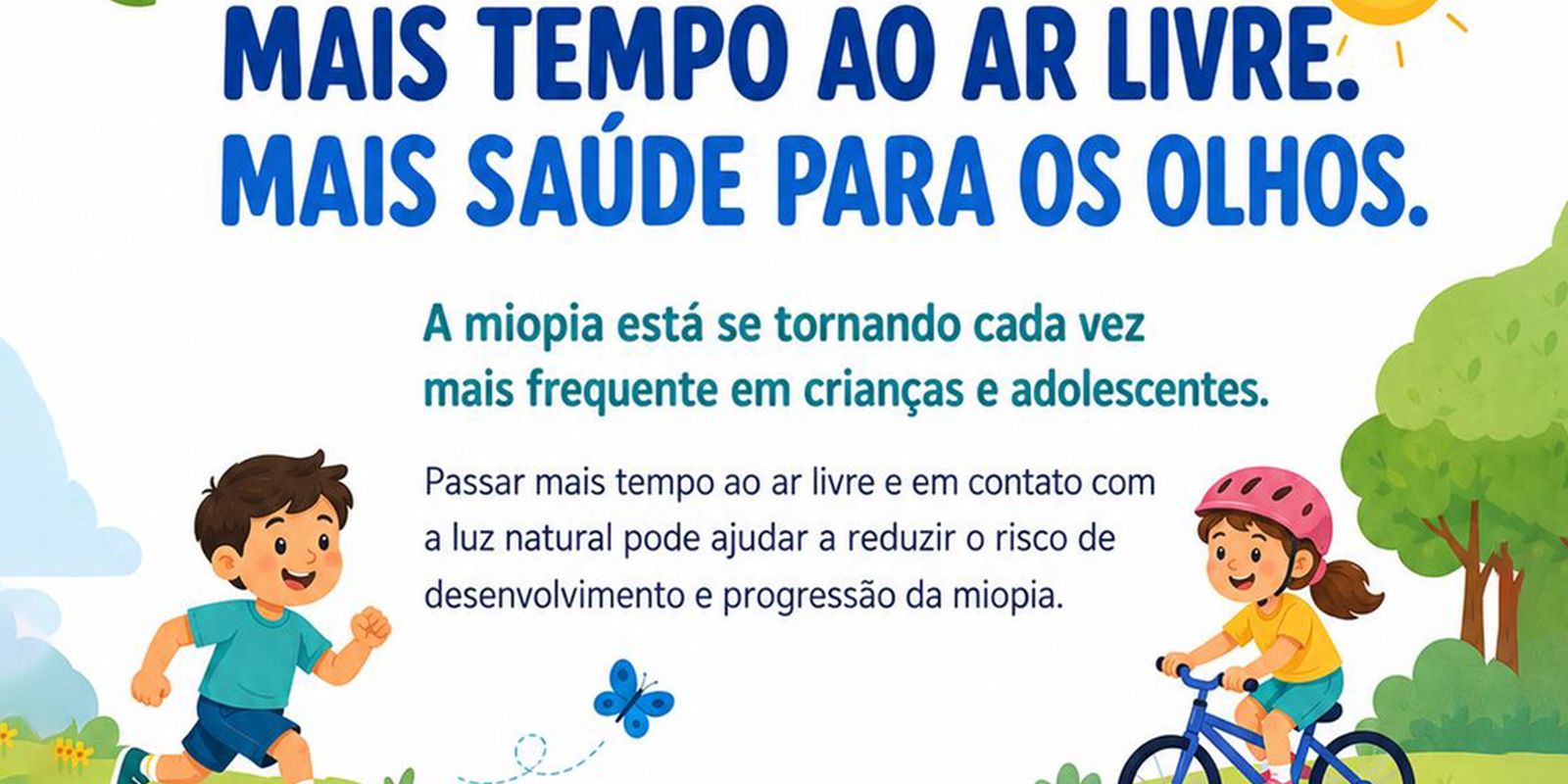 Oftalmologistas lançam cartilha para combater miopia em crianças
