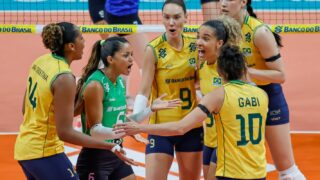 Seleção feminina de vôlei do Brasil vence Chile e enfrenta Argentina por vaga olímpica