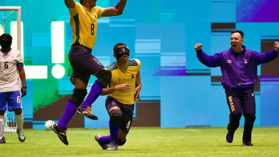 Brasil é hepatcampeão da Copa América de futebol de cegos