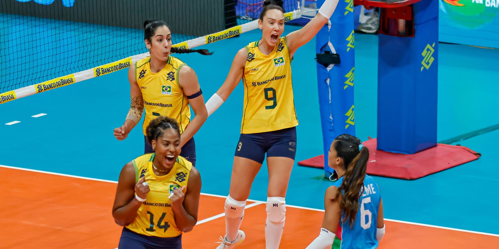 Seleção feminina de vôlei garante vaga para Los Angeles 2028