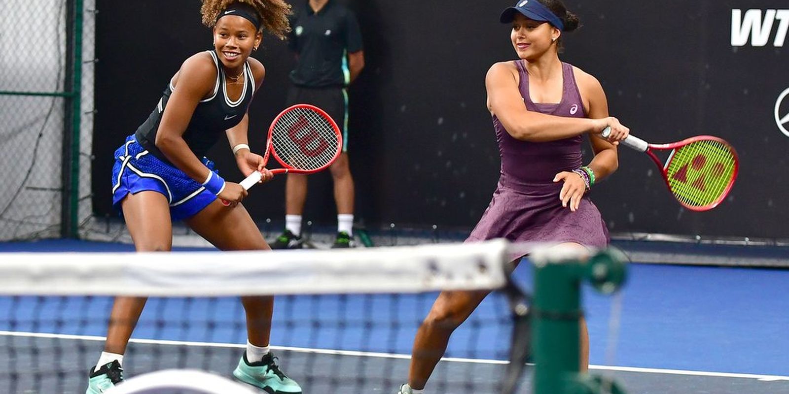 Naná Silva e Victória Barros avançam nas duplas do SP Open