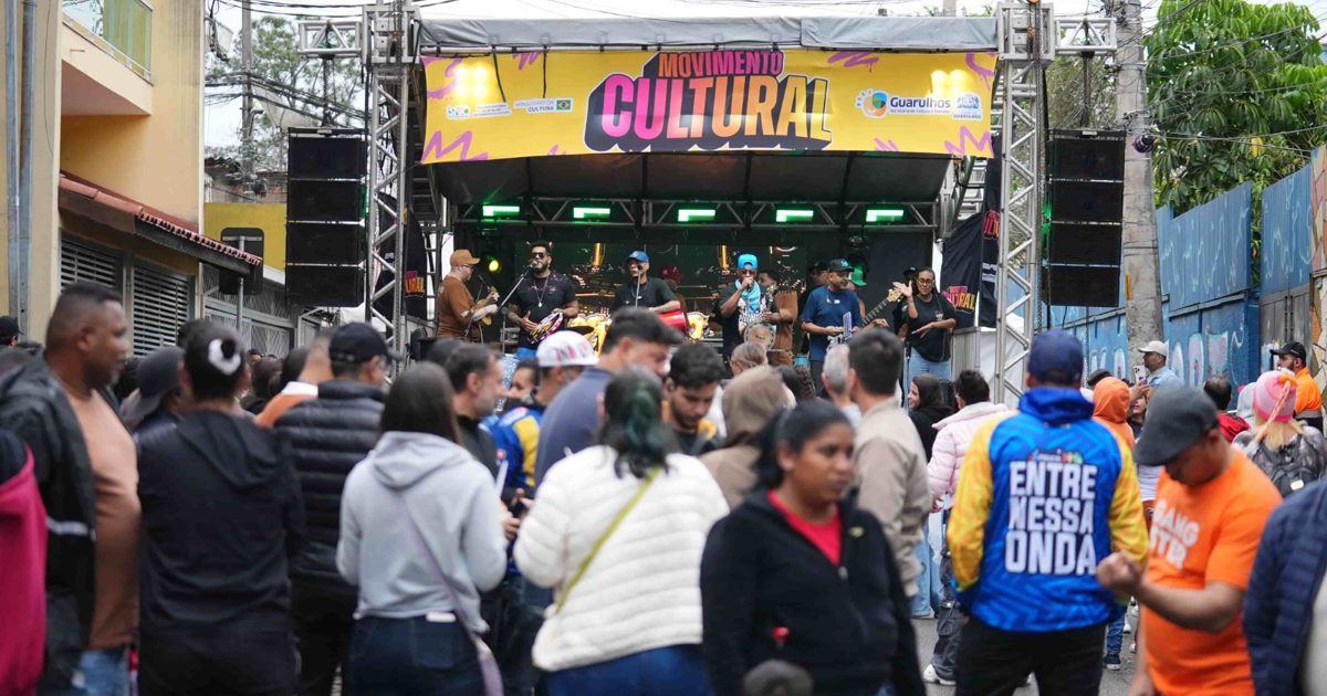 Movimento Cultural oferece shows, cinema e oficinas gratuitas em duas regiões de Guarulhos