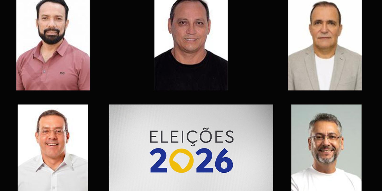Cinco candidatos disputam o governo do Amapá nas eleições de 2026