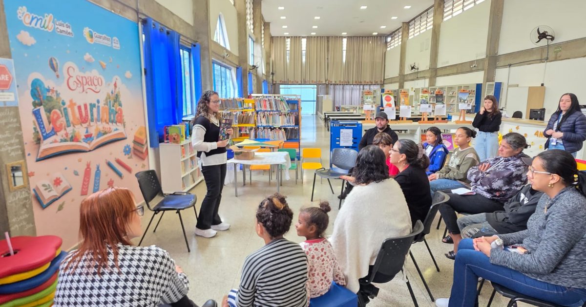 Autora Victoria Chaves promove leitura e criatividade em Guarulhos