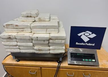 Receita Federal apreende 116 kg de cocaína no Aeroporto de Guarulhos