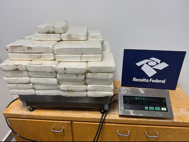 Receita Federal apreende 116 kg de cocaína no Aeroporto de Guarulhos