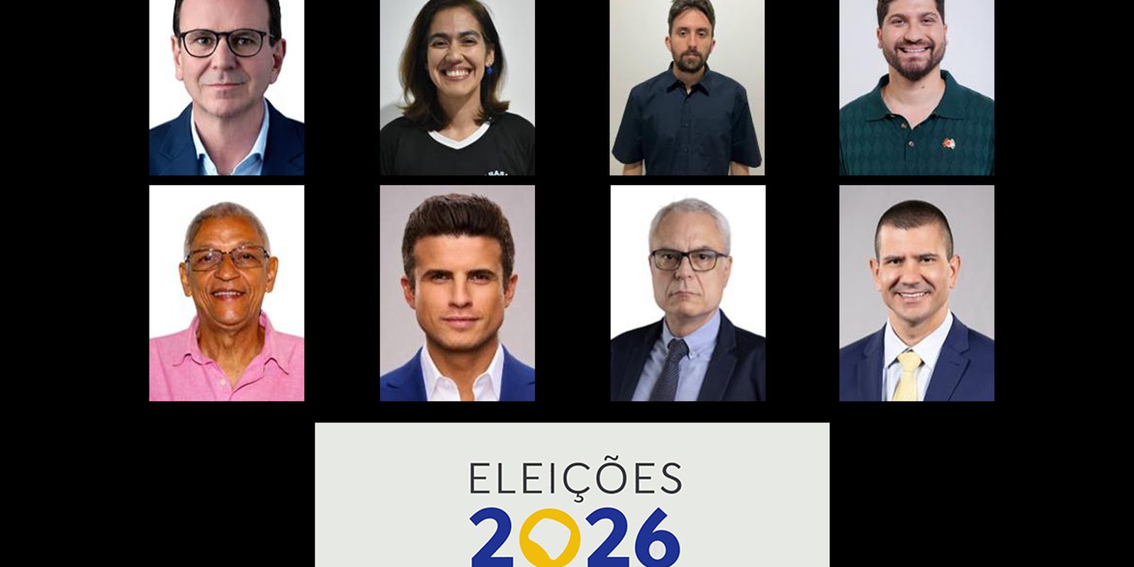 Nove candidatos disputam o governo do Rio de Janeiro em 2026