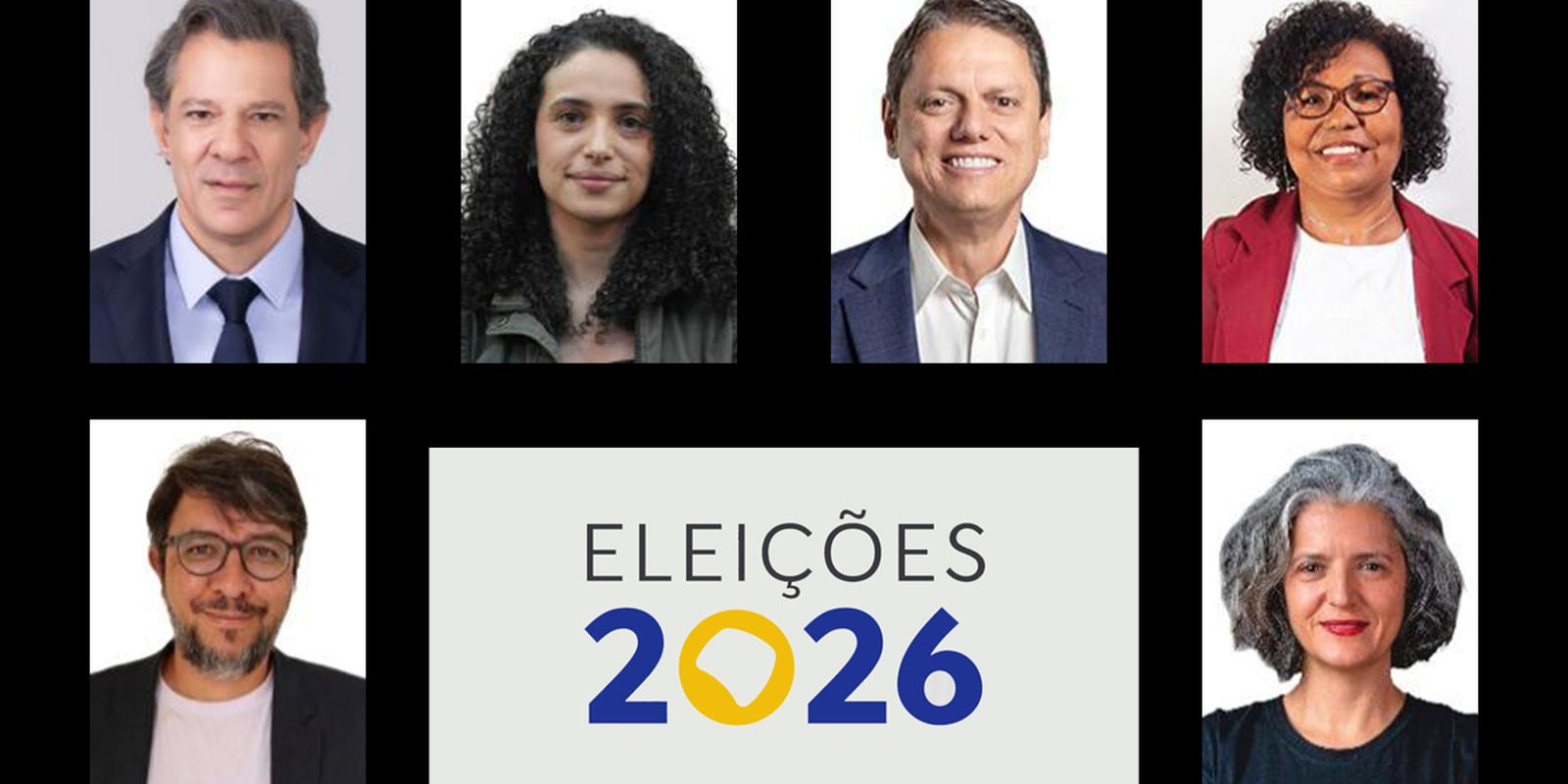 Conheça os seis candidatos ao governo de São Paulo nas eleições de 2026